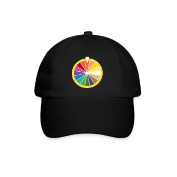 roue de la fortune - Casquette classique - noir/noir - Devant