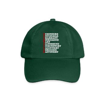 buchhalter spruch - Baseballkappe - Flaschengrün - Vorne