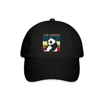 VINTAGE TEAM HERBIVORE - Baseball Cap - black/black - Front
