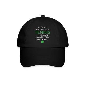 Funny Tennis Quote Accessorie and Gift - Casquette classique - noir/noir - Devant