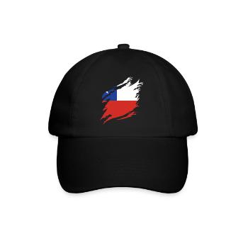 Chile Flag South America Chilean Flag Vintage - Baseball Cap - black/black - Front