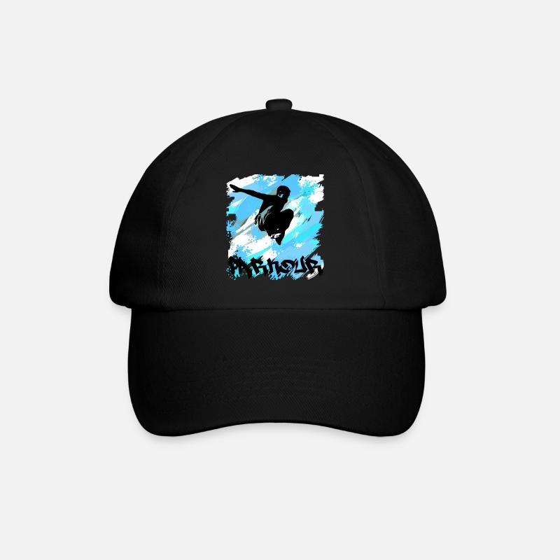 Parkour - Baseballkappe - Schwarz/Schwarz