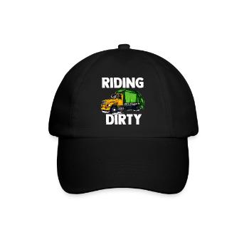 Garbage Man Gift Garbage Garbage Collection Waste Profession - Baseball Cap - black/black - Front