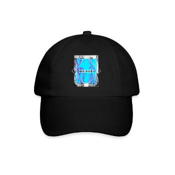 Malaga Spain City Skyline Summer Holiday Palm Trees - Baseball Cap - black/black - Front