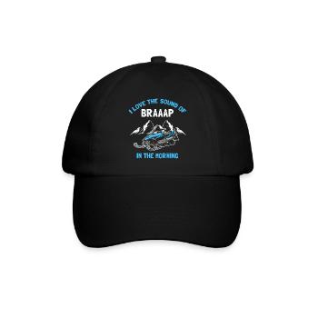 Motoneige et Skidoo Design - Casquette classique - noir/noir - Devant