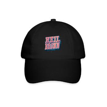 Heilbronn Germany City Font Vintage Retro - Baseball Cap - black/black - Front
