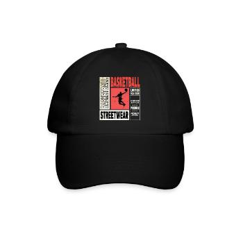 Basketteur Basketteur Dunking Sport Player - Casquette classique - noir/noir - Devant