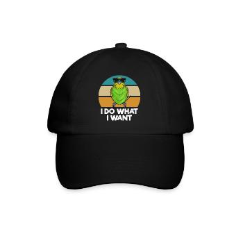 Budgerigar Pet Bird | Birds Gift Ideas - Baseball Cap - black/black - Front