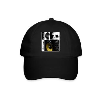 Electronic Music - Geschenk - Baseballkappe - Schwarz/Schwarz - Vorne