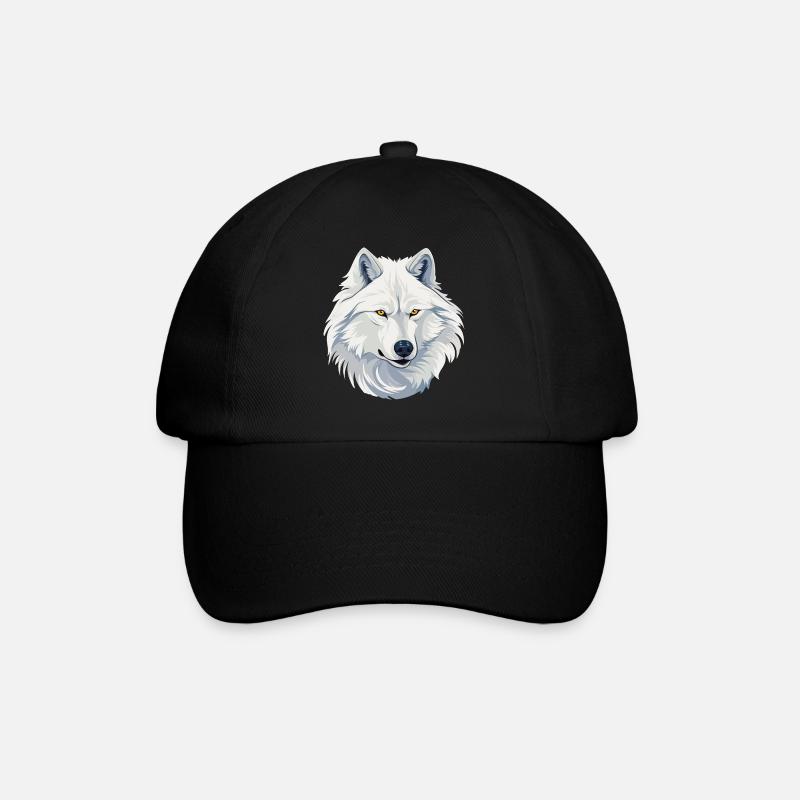 Loup Blanc - Casquette classique - noir/noir