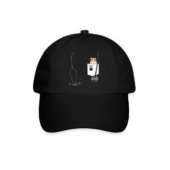 Future Veterinarian Costume School Career Day - Baseball Cap - black/black - Front