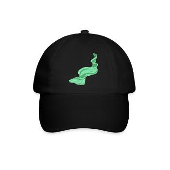 Meerestiere - Baseballkappe - Schwarz/Schwarz - Vorne