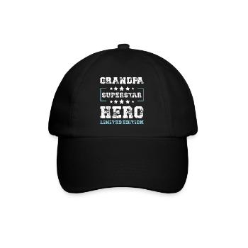Grand-père en édition limitée disant - Casquette classique - noir/noir - Devant