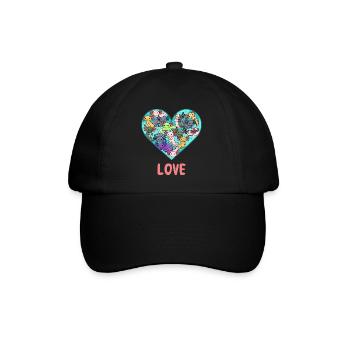 Love All Kinds Axolotl Design for Axolotl Fans - Baseball Cap - black/black - Front