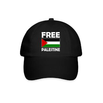 Free palestine - Baseball Cap - black/black - Front