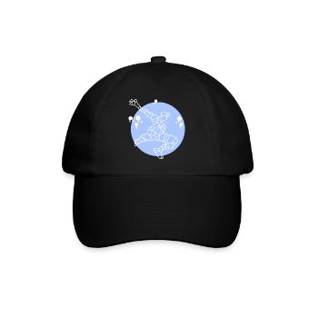 Sport - couleur blanche - Casquette classique - noir/noir - Devant