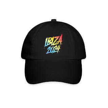 Ibiza 2024 Colorful Holiday Team - Baseball Cap - black/black - Front