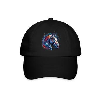 Cheval - Casquette classique - noir/noir - Devant