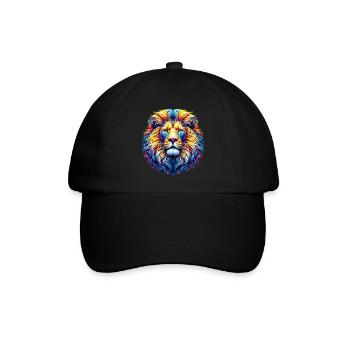 Lion - Baseball Cap - black/black - Front