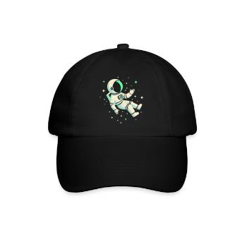 Astronaut - Baseball Cap - black/black - Front