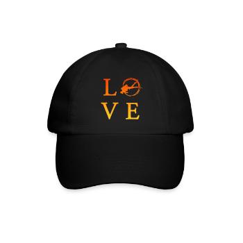tauchen - Baseballkappe - Schwarz/Schwarz - Vorne