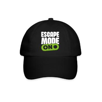 Escape Mode On Escape Game Breakout Challenge - Baseball Cap - black/black - Front