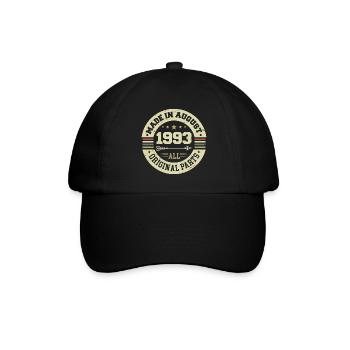 Août 1993 Cadeau d’anniversaire Août 1993 Août - Casquette classique - noir/noir - Devant