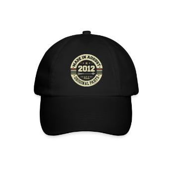 Août 2012 Cadeau d’anniversaire Août 2012 Août - Casquette classique - noir/noir - Devant