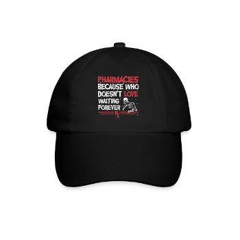Pharmacy Halloween - Baseball Cap - black/black - Front