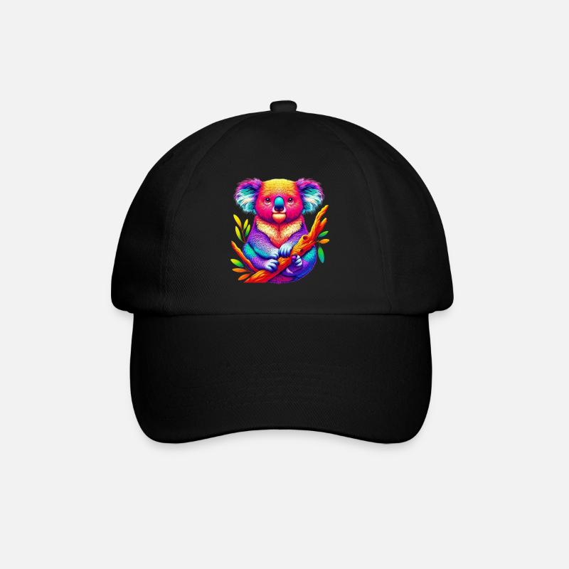 Koala - Baseballkappe - Schwarz/Schwarz