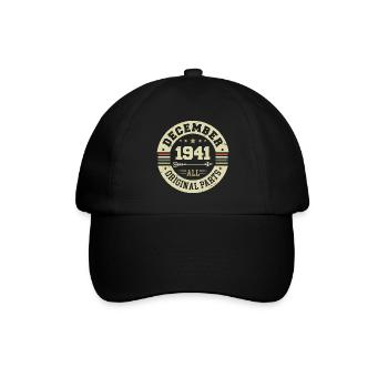 Légendes Anniversaire Décembre 1941 Naissance Cadeau - Casquette classique - noir/noir - Devant