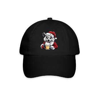 Hyène Noël Bière Drôle - Casquette classique - noir/noir - Devant