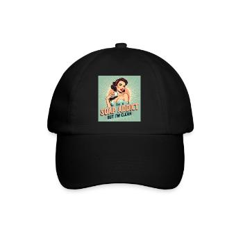 Soap Making - I'm a Soap Addict - Baseball Cap - black/black - Front