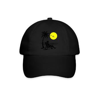 Summer Beach Holidays - Baseball Cap - black/black - Front
