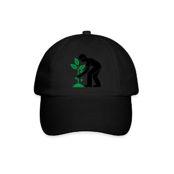 Tree Plants Garden Environment - Baseball Cap - black/black - Front