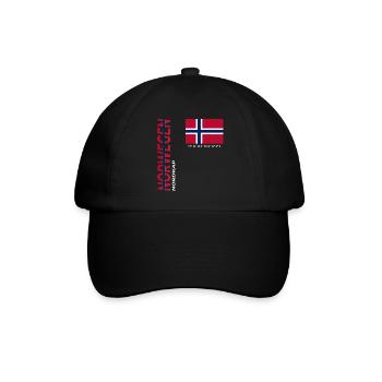 Nordkap - Baseballkappe - Schwarz/Schwarz - Vorne