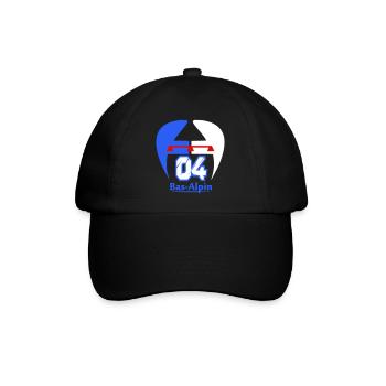  Logo Bas-Alpin - Casquette classique - noir/noir - Devant