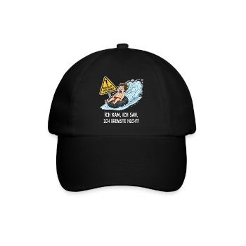 Je n'ai pas freiné - Casquette classique - noir/noir - Devant