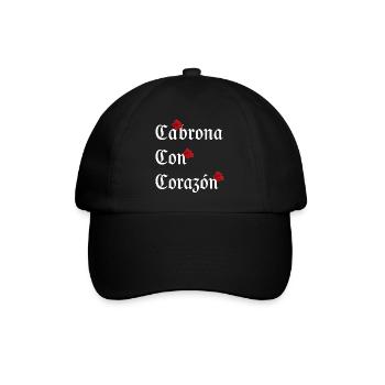 Gothic Rose Mexico - Baseballkappe - Schwarz/Schwarz - Vorne