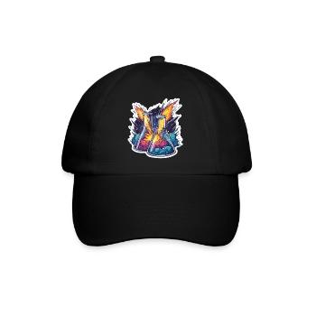 Laboratoire Geek Éducatif Expérience de la pluie de météores Quadrantide - Casquette classique - noir/noir - Devant