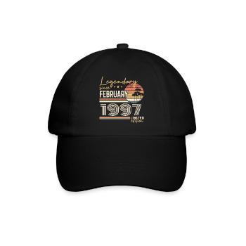 February 1997 Anniversary 1997 Legends February - Baseball Cap - black/black - Front