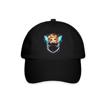 Angel Pocket Portal - Baseball Cap - black/black - Front