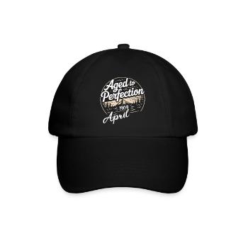 April 1969 birthday april 1969 - Baseball Cap - black/black - Front