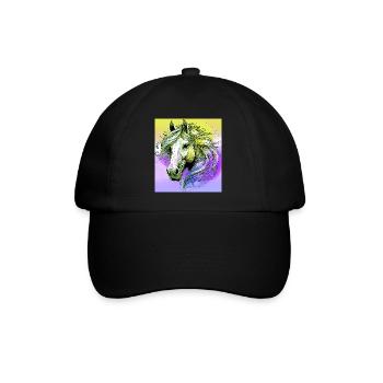 cheval - Casquette classique - noir/noir - Devant