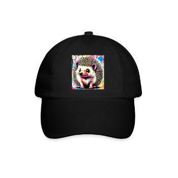 hérisson - Casquette classique - noir/noir - Devant
