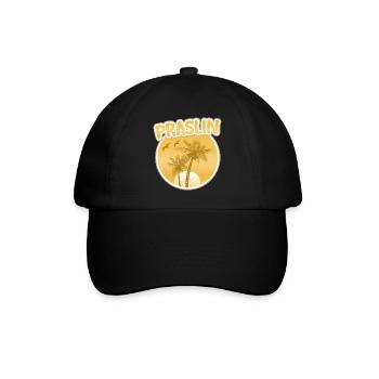 Cadeau pour Praslin - Casquette classique - noir/noir - Devant