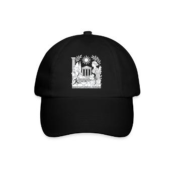  Antike Griechische Mythologie - Baseballkappe - Schwarz/Schwarz - Vorne