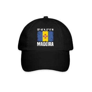Coordonnées de Madère - Casquette classique - noir/noir - Devant