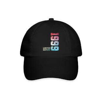 27. Geburtstag Limited Edition 1999 Jahrgang 1999 - Baseballkappe - Schwarz/Schwarz - Vorne