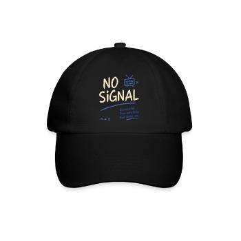 No Signal – Disconnected Vibes - Baseball Cap - black/black - Front